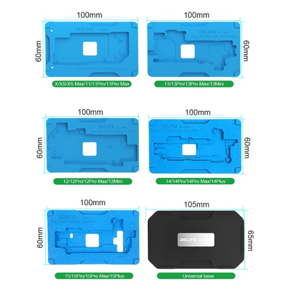 Reballing-tukialusta Relife RL-601T Apple iPhone X - 15 -sarjoille