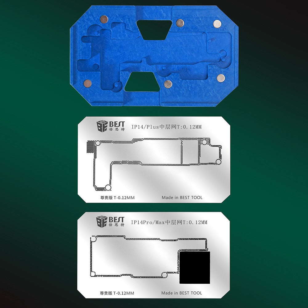 Best BST-084 Reballing-työteline Apple iPhone 14 -sarjalle
