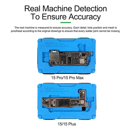 Reballing-tukialusta Relife RL-601T Apple iPhone X - 15 -sarjoille