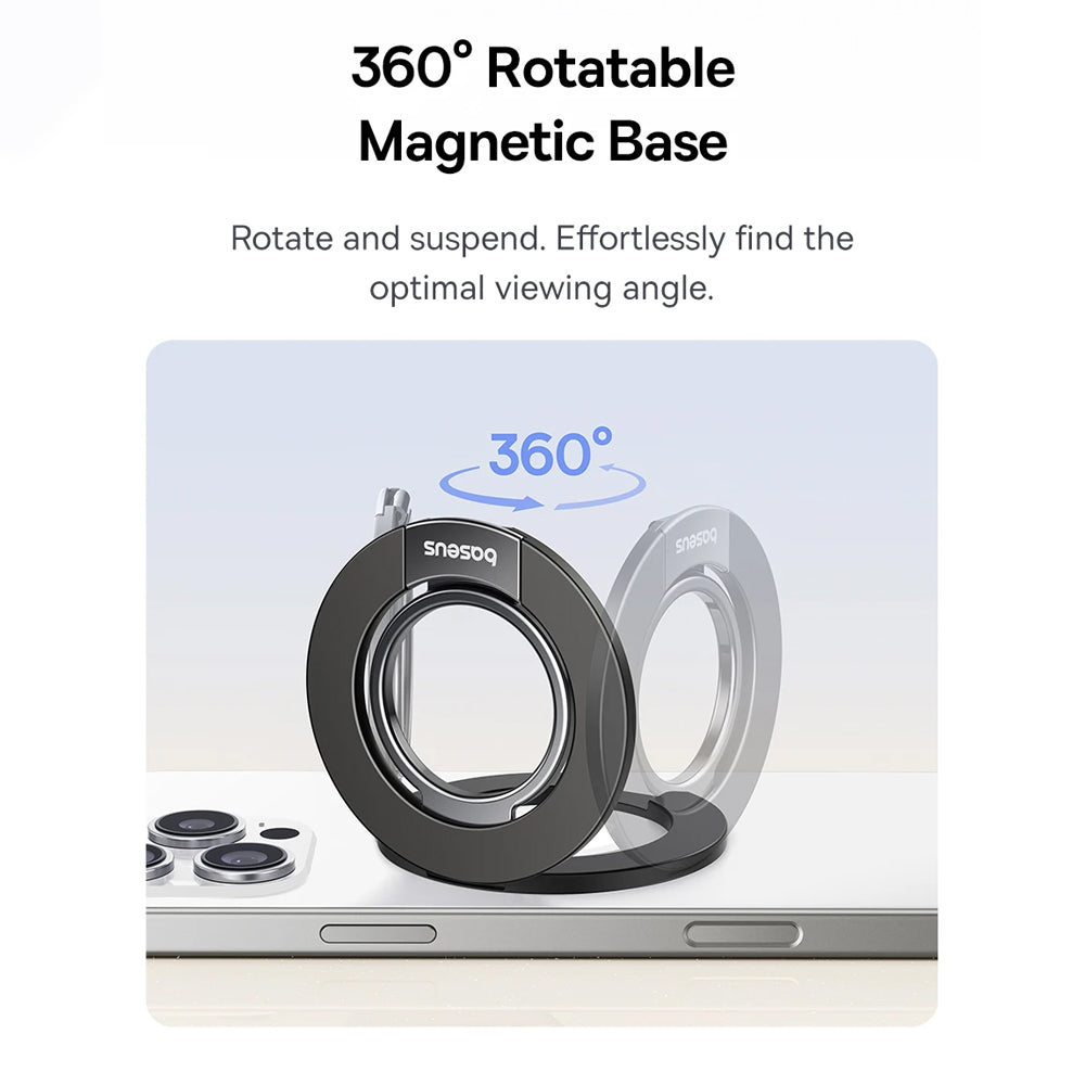 Baseus MagPro 3 -universaalinen musta rengasteline Z0004803