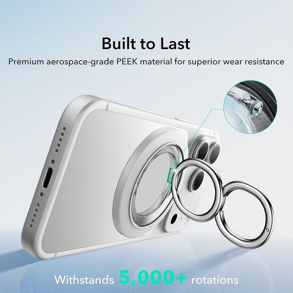 ESR HaloLock -rengasteline, universaali, valkoinen