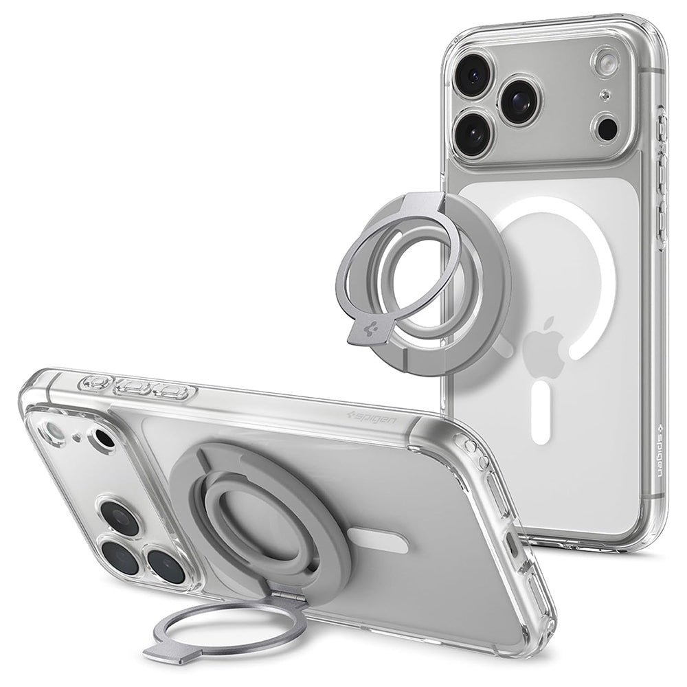 Spigen Dual Pop Mag S Sormituki, Yleinen, Harmaa AMP11736