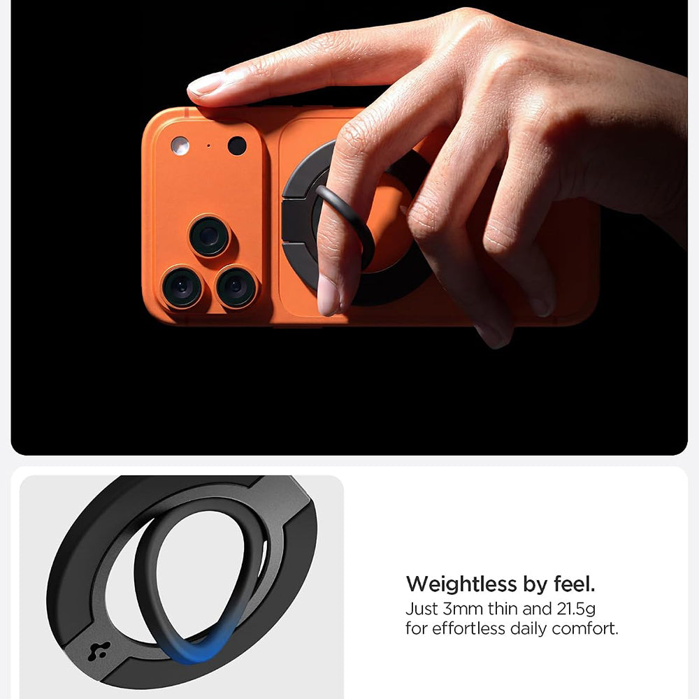 Spigen Dual Pop Mag S Sormituki, Yleinen, Harmaa AMP11736