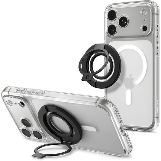 Spigen Dual Pop Mag S Sormituki, Yleinen, Musta AMP11735