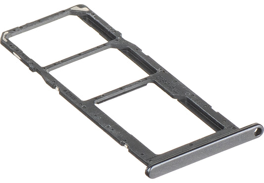 SIM-kortin pidike Samsung Galaxy A04e A042, Dual SIM, Musta