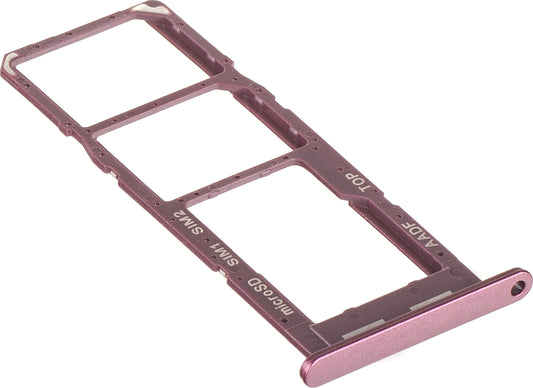 SIM-korttiteline Samsung Galaxy A14 A145, Dual SIM, Viininpunainen