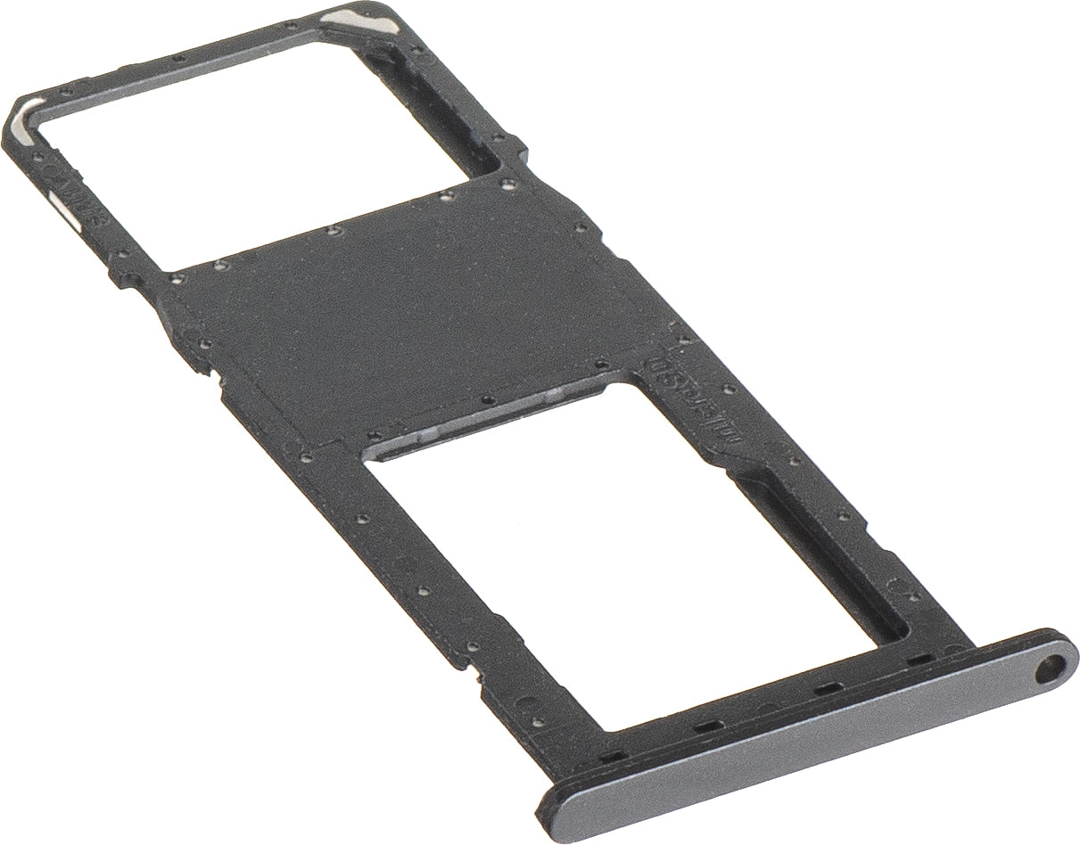 SIM-kortin pidike Samsung Galaxy A03s A037, Musta