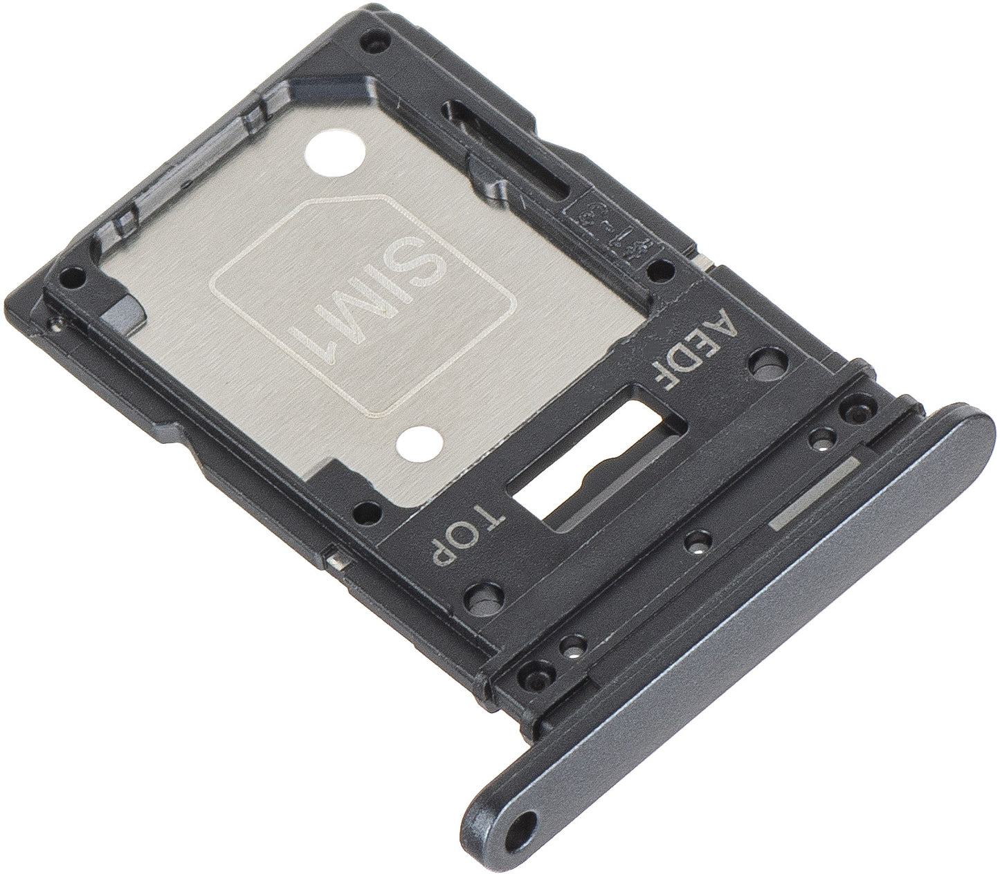 SIM-kortin pidike Samsung Galaxy A54 A546, yksittäinen SIM, musta