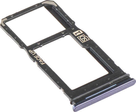 SIM-korttituki Motorola Moto G67, Harmaa (Pantone Arctic Seal), Huoltopaketti S948E99065