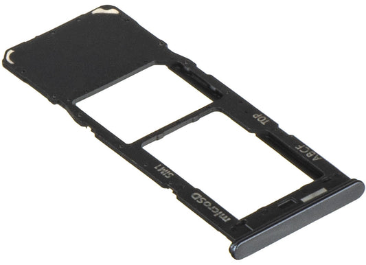 SIM-kortin pidike Samsung Galaxy A23 5G A236 / A23 A235, Yksi SIM, Musta