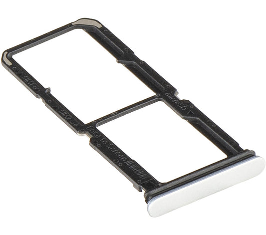 SIM-kortin pidike Oppo A5 4G, Hopea (Mist White), Service Pack 612121000415
