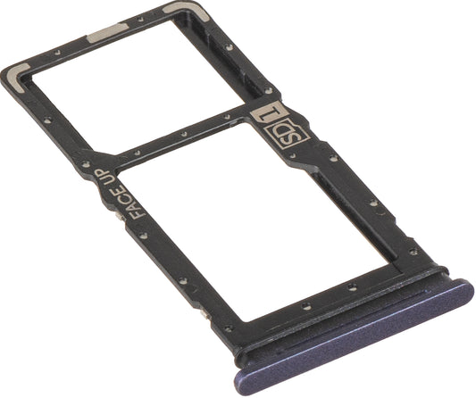 SIM-kortin pidike Motorola Moto G35, Musta (Midnight Black), Service Pack S948E26487