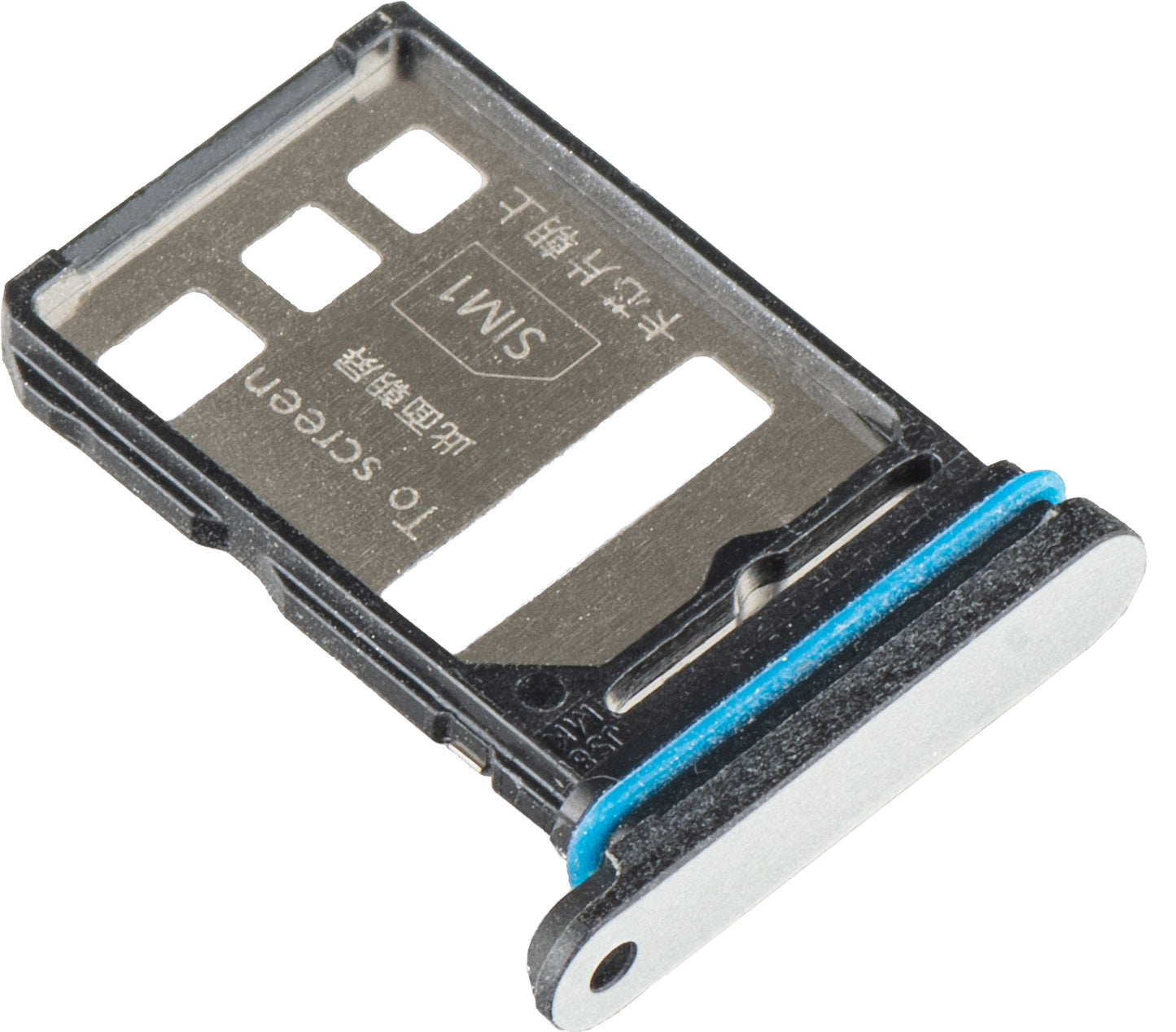 SIM-kortin pidike Honor 600e / 600 Lite, Harmaa (Velvet Grey), Service Pack 5168ACMH