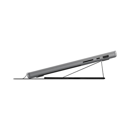 Spigen Slim Fold LD201-S8 -teline max. 16 tuuman kannettaville, Musta AMP11117