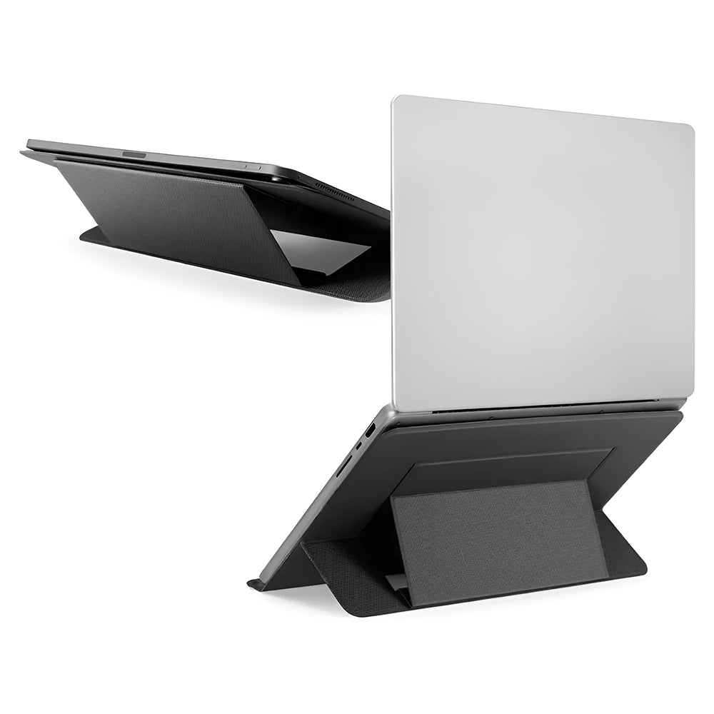 Spigen Slim Fold LD201-S7 -teline kannettavalle tietokoneelle, max. 14 tuumaa, musta AMP11116