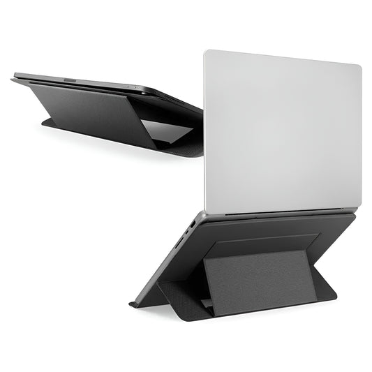 Spigen Slim Fold LD201-S7 -teline kannettavalle tietokoneelle, max. 14 tuumaa, musta AMP11116
