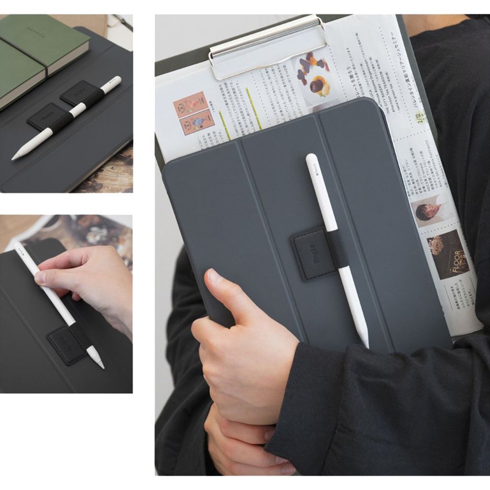 Ringke Touch Pen -tuki, 2 kappaleen setti, Musta