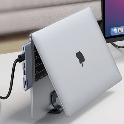 UGREEN LP258 (25706) Pystytuki kannettavalle tietokoneelle, paksuus 12mm - 26mm, Musta