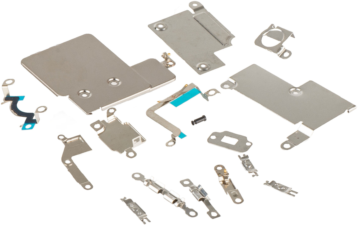 Metal Mounting Brackets on the Apple iPhone 13 Baseboard