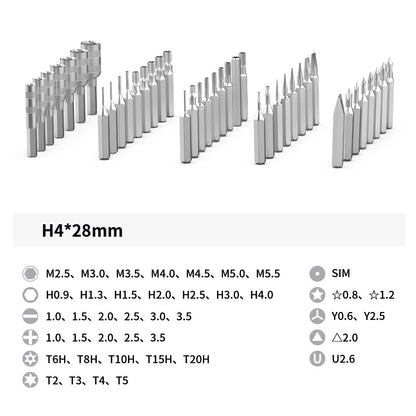 King'sdun KS-840059 ruuvimeisseli, 48in1, Harmaa