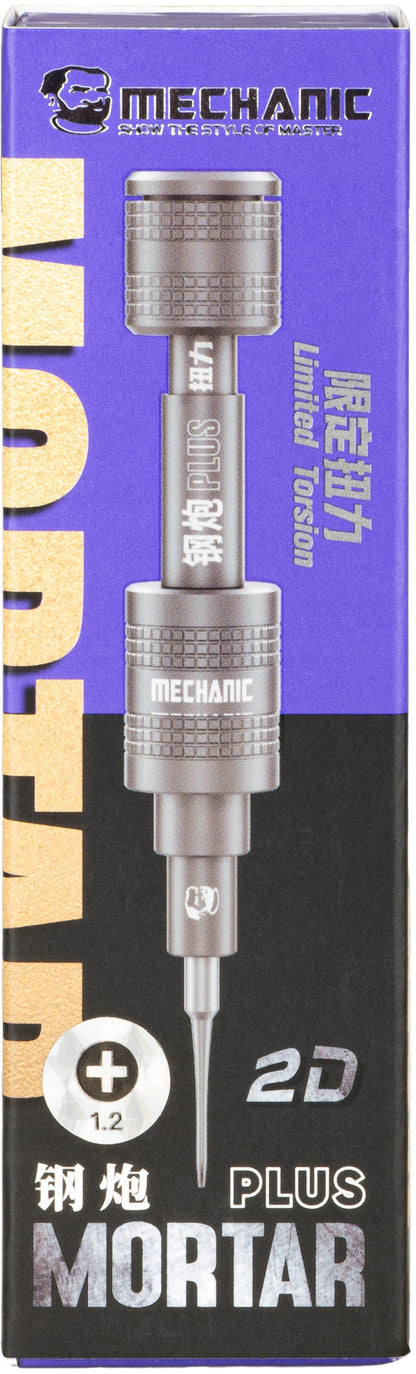 Mechanic Mortar Plus -ruuvimeisseli, Philips 1,2 mm, harmaa