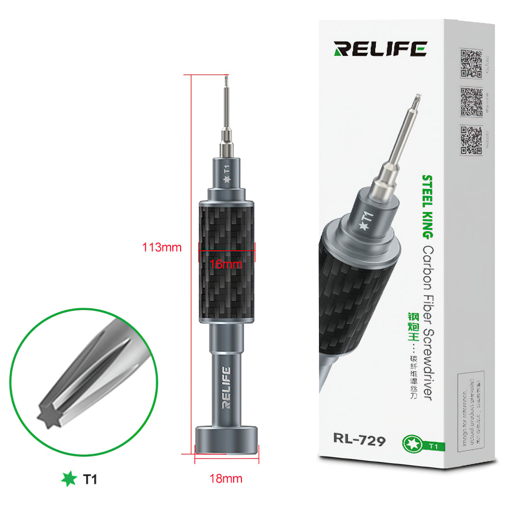 Ruuvimeisseli Relife RL-729, Torx T1 