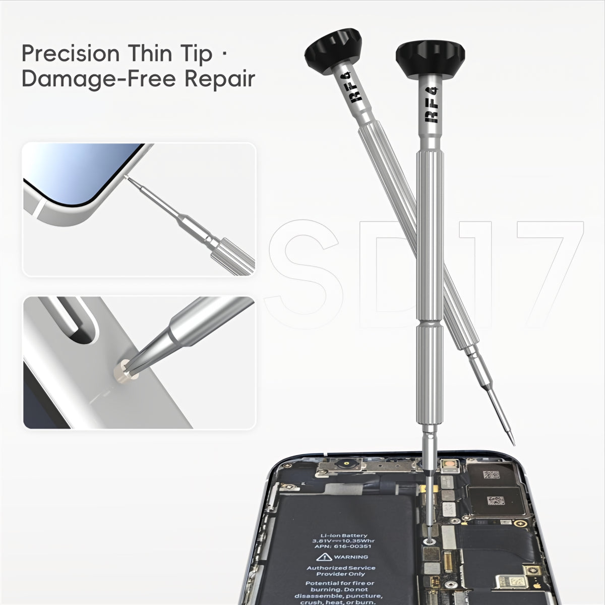 Ruuvimeisseli RF4 RF-SD17 Mini, 6in1