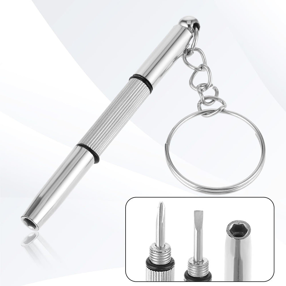 Ruuvimeisseli Techsuit ST1 silmälaseille, Hopea