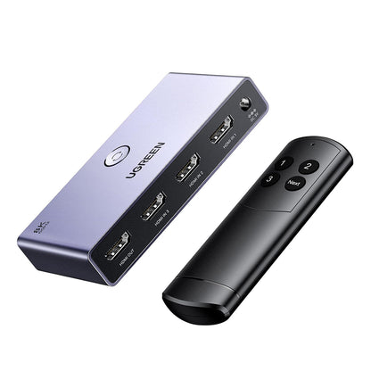 HDMI-videoswitch UGREEN CM624 (15604), Harmaa