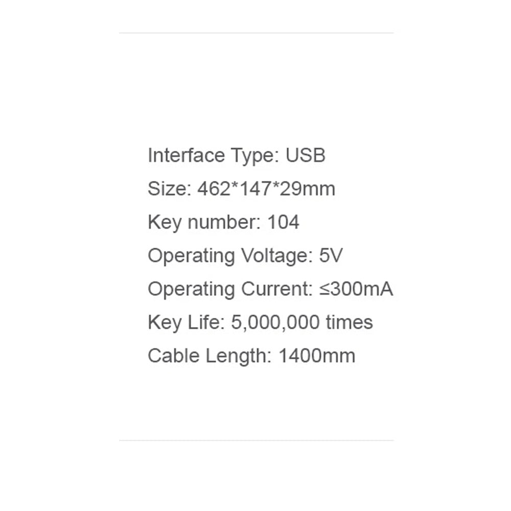 HAVIT KB866L -peliohjain, RGB, 1.4m, musta-punainen