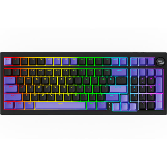 Proove Slicker Pro -langaton pelinäppäimistö, RGB, BT / Wi-Fi / Wired, 1.8m, Musta WKSLPEN22416
