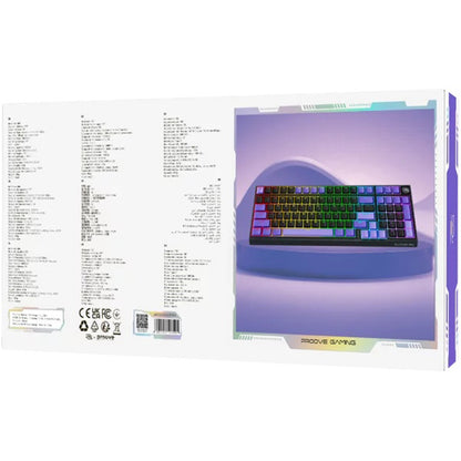 Proove Slicker Pro -langaton pelinäppäimistö, RGB, BT / Wi-Fi / Wired, 1.8m, Musta WKSLPEN22416