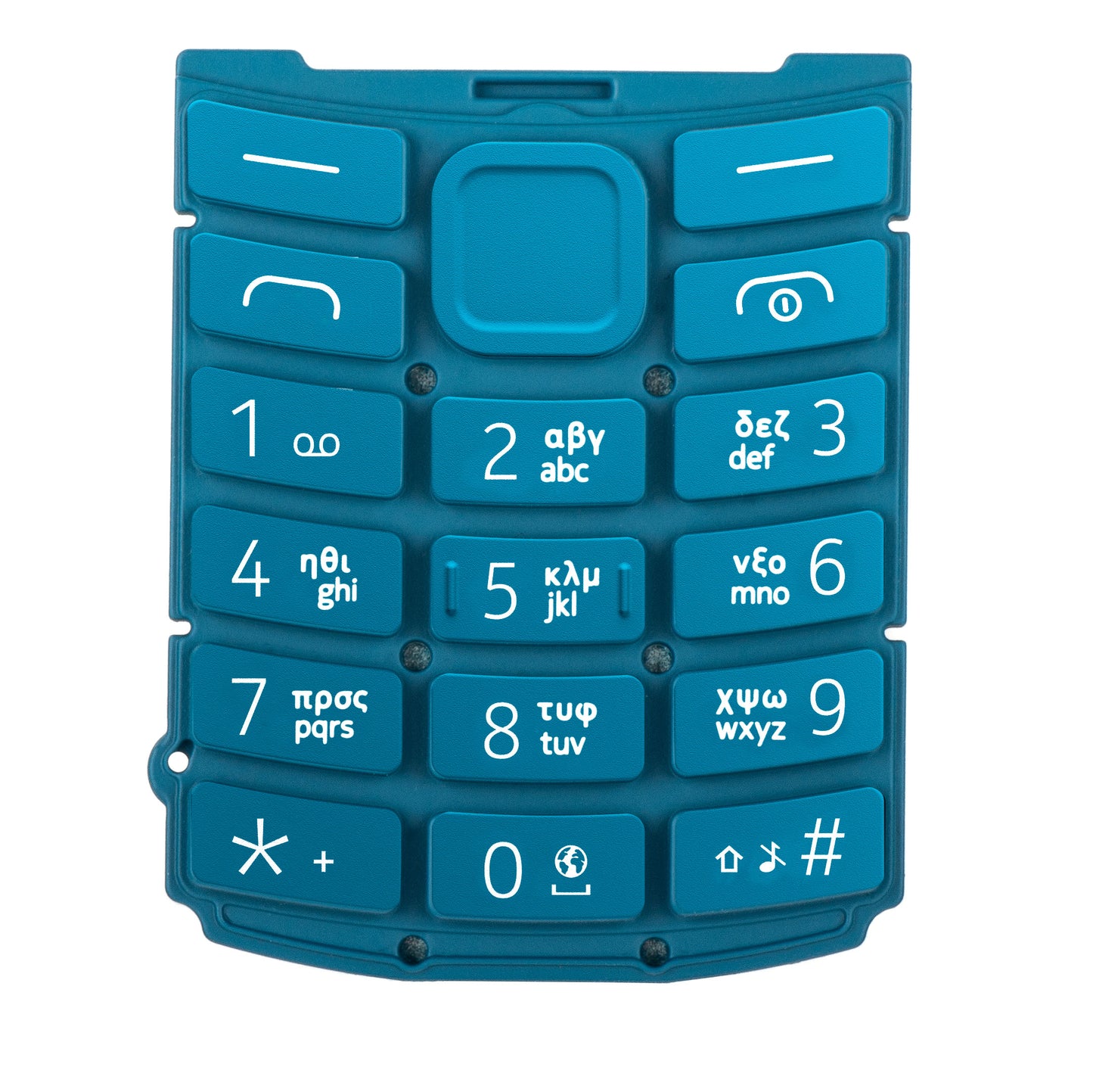 Kreikkalainen näppäimistö Nokia 105 4G 2nd Edition, sininen