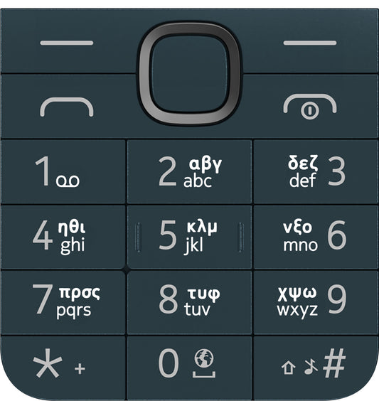 Kreikkalainen näppäimistö Nokia 225 4G (2024), sininen