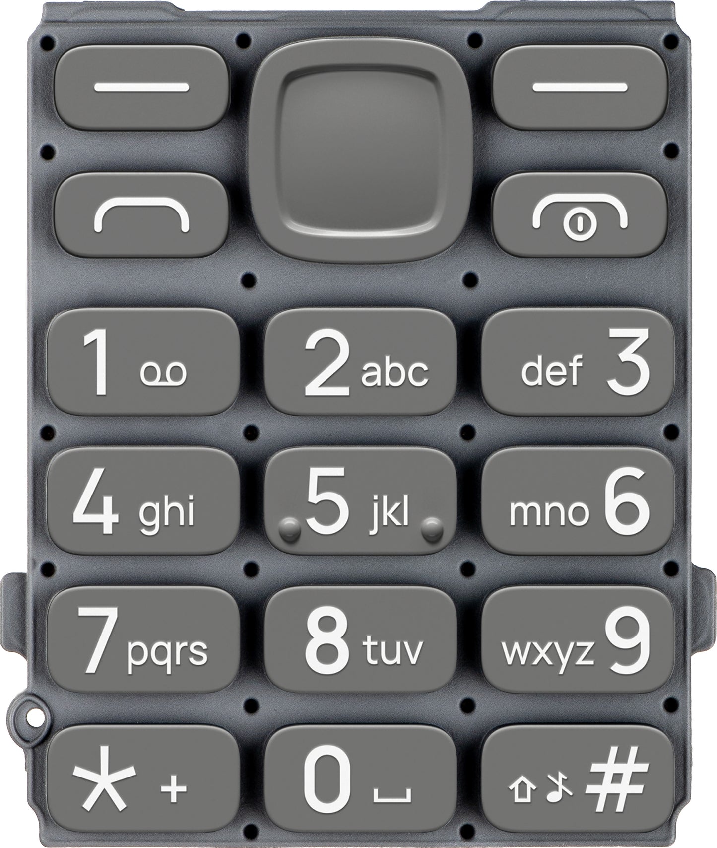 Latinalainen näppäimistö HMD 130 Music, harmaa, Service Pack SP20Z14Z1457Y