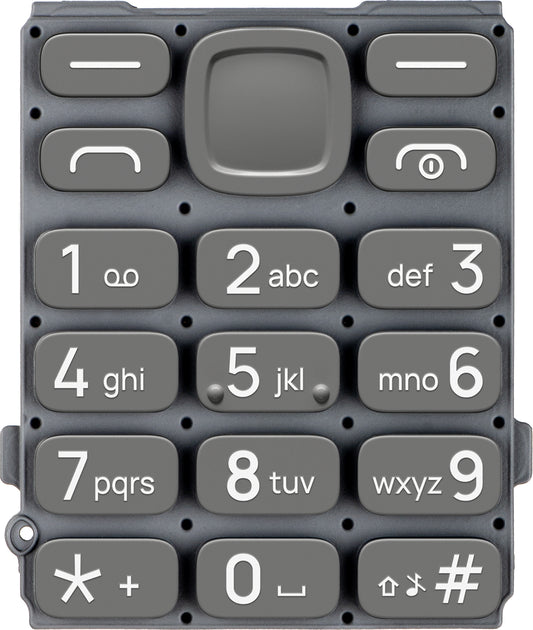 Latinalainen näppäimistö HMD 130 Music, harmaa, Service Pack SP20Z14Z1457Y
