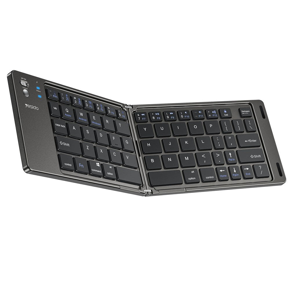Bluetooth-taittonäppäimistö Yesido KB27, Musta