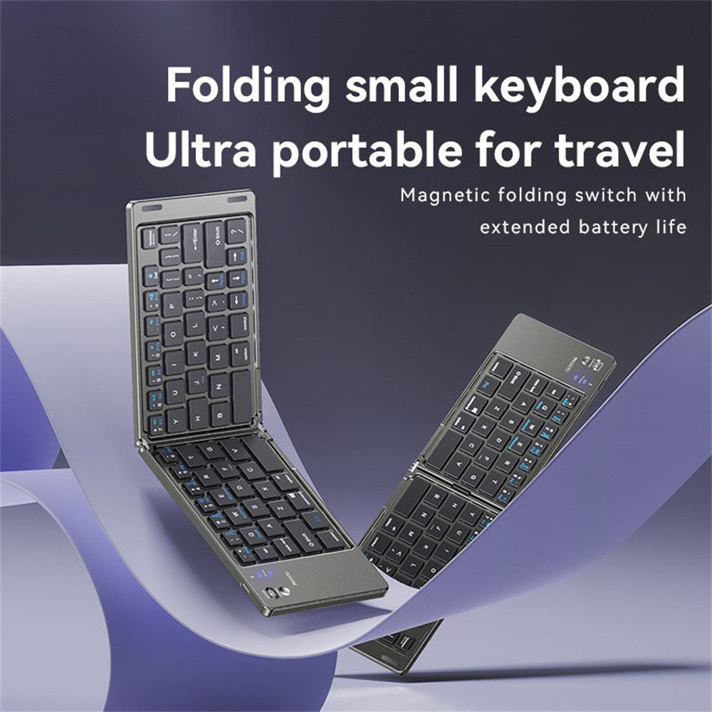 Bluetooth-taittonäppäimistö Yesido KB27, Musta
