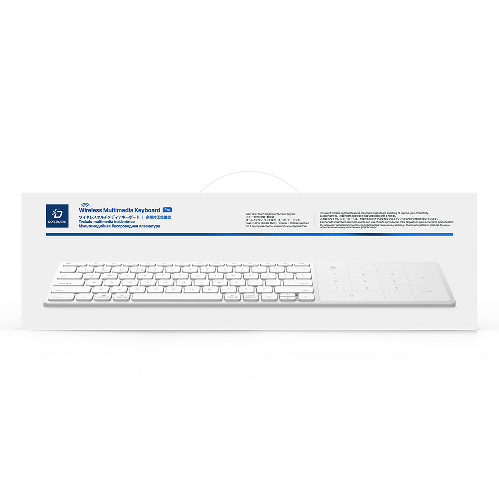 Langaton näppäimistö DUX DUCIS LK, BT / Wi-Fi, Musta