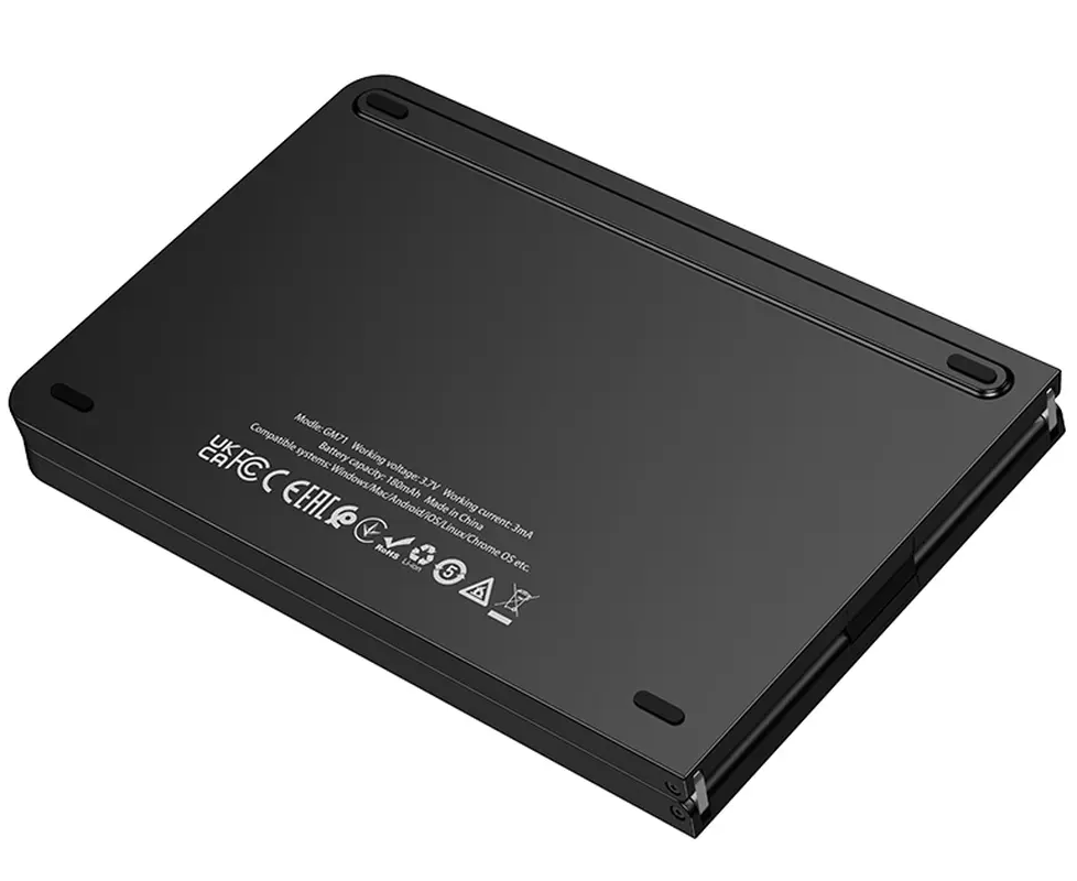 HOCO GM71 Foldable Bluetooth -näppäimistö, musta