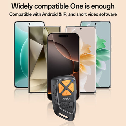 Bluetooth-multimediaetäohjain Yesido SF25, Musta