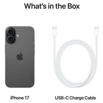 Apple iPhone 17 -mobiilipuhelin, 256GB, musta MG6J4ZD/A