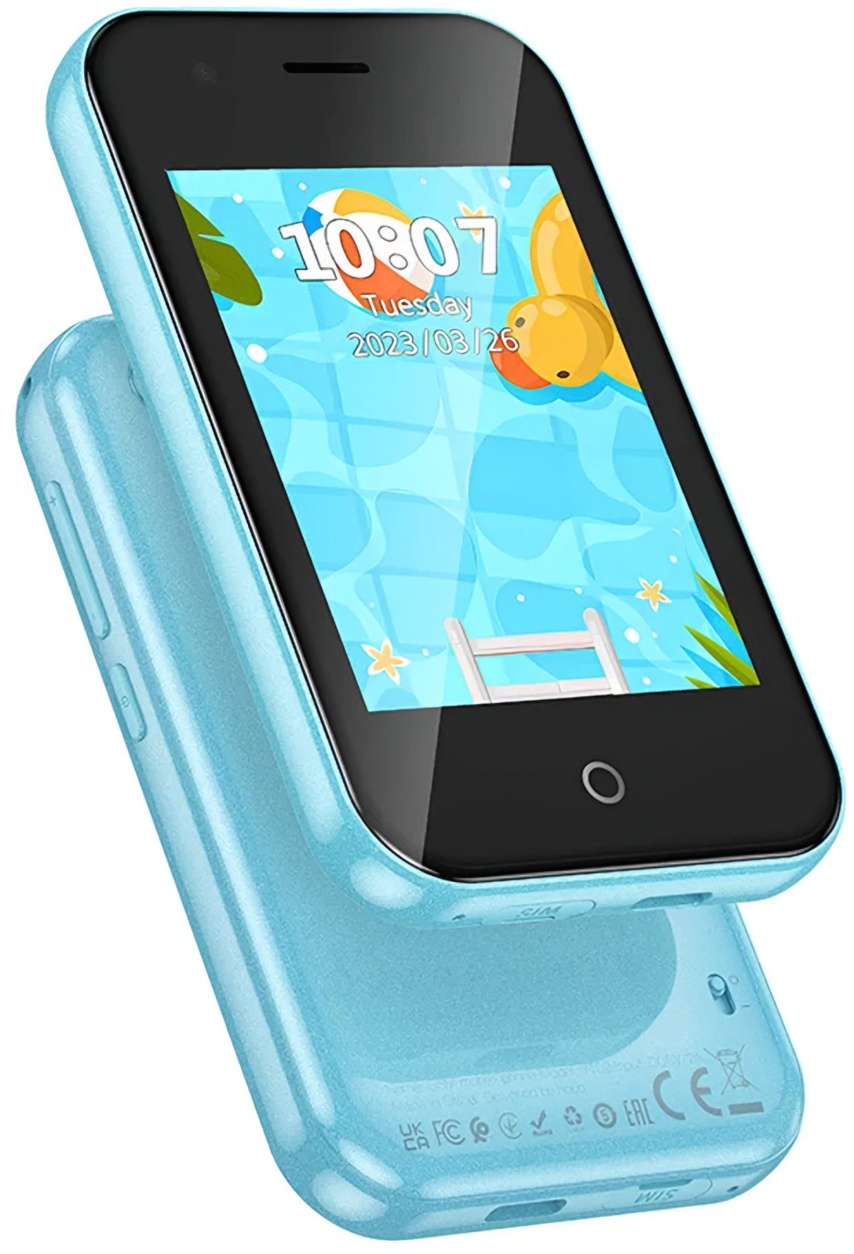HOCO Y102 Kids -mobiilipuhelin, 2G, 2.8 tuuman näyttö, Sininen