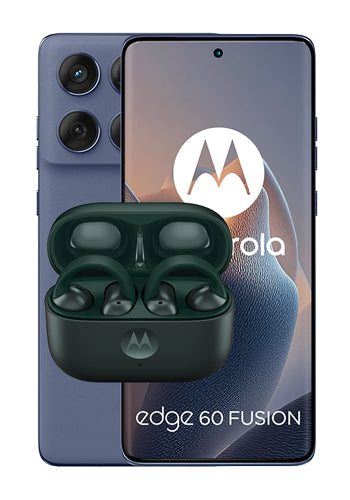 Motorola Moto Edge 60 Fusion 5G -puhelin + Moto Buds Loops, 256GB, 8GB, Slipstream M25YNZ1L