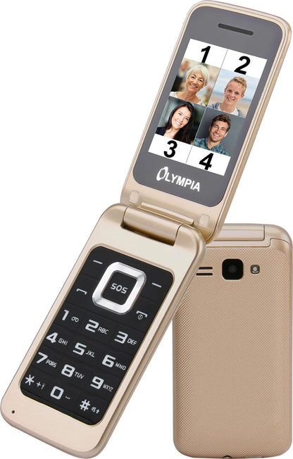 Olympia Luna Dual SIM, Gold 2212 -mobiilipuhelin