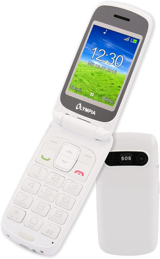 Olympia Primus Dual SIM, White 2234 -mobiilipuhelin