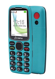 Mobiilipuhelin Olympia Star, 32MB, Turkoosi 2245