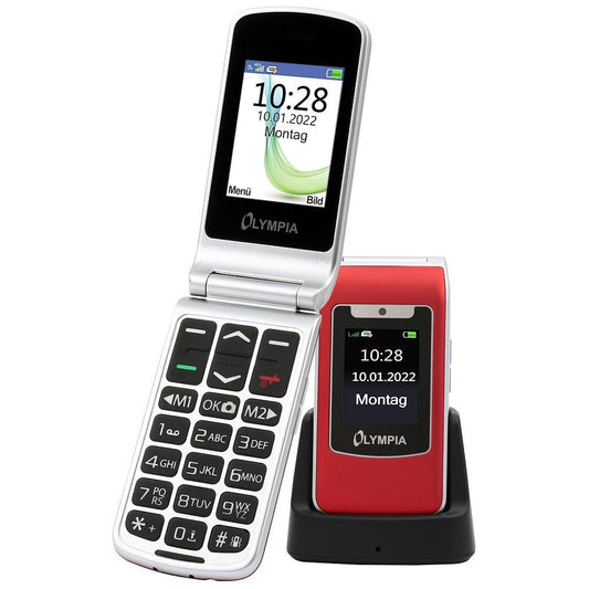 Olympia Style Duo -mobiilipuhelin, 48MB, Punainen 2298