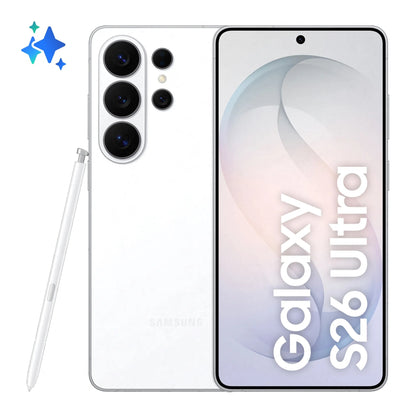 Samsung Galaxy S26 Ultra -mobiilipuhelin, 512GB, 12GB, Valkoinen SM-S948BZWGEUB