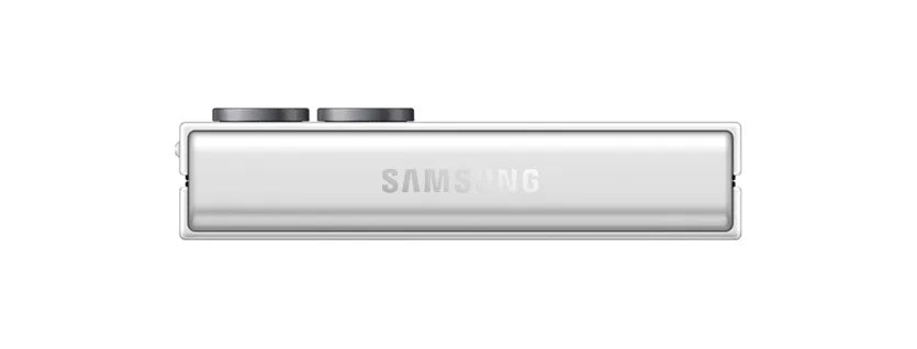 Samsung Galaxy Z Flip7 FE -mobiilipuhelin, 128GB, 8GB, Valkoinen SM-F761BZWGEUB